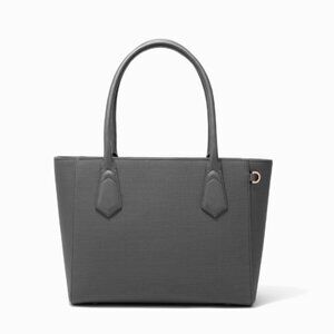 DAGNE DOVER Signature Tote Bag Classic Graphite Dark Grey Vegan